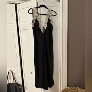 Black midi dress from Abercrombie